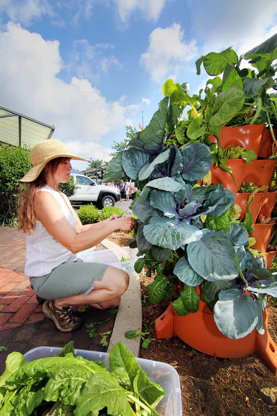 Garden Tower 2™, 50-Plant Composting Vertical Garden Planter