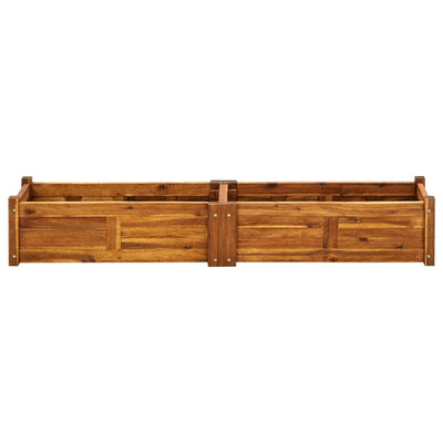 Garden Raised Bed Acacia Wood 59"x11.8"x9.8"