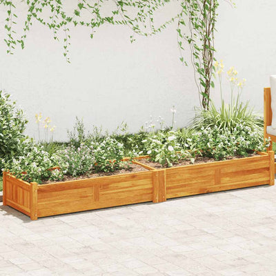 Garden Raised Bed Acacia Wood 78.7"x19.7"x9.8"