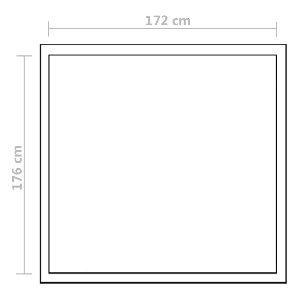 Greenhouse Reinforced Aluminum 37.2 ft²