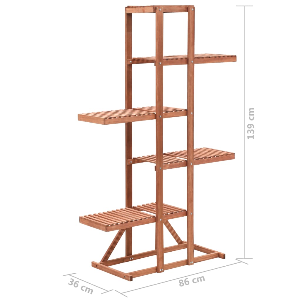 Plant Stand Cedar Wood 33.9"x14.2"x54.7"