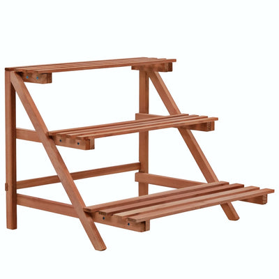 3-Tier Plant Stand Cedar Wood 18.9"x17.7"x15.7"