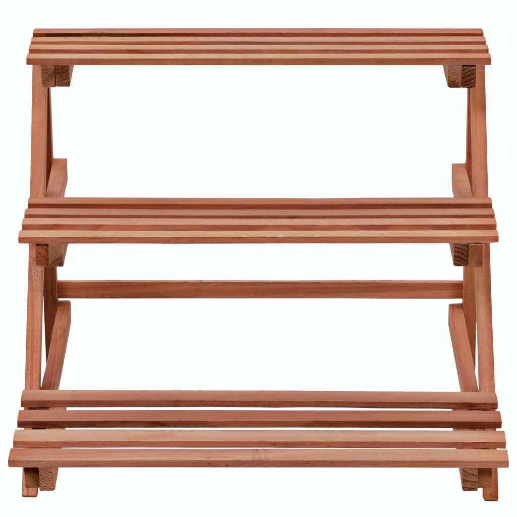 3-Tier Plant Stand Cedar Wood 18.9"x17.7"x15.7"