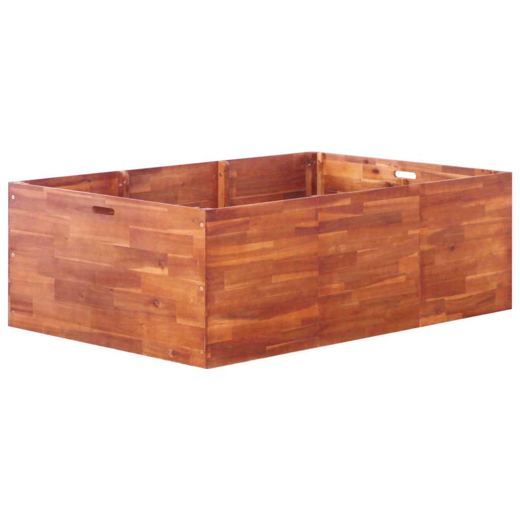 Garden Raised Bed Acacia Wood 59.1"x39.4"x19.7"