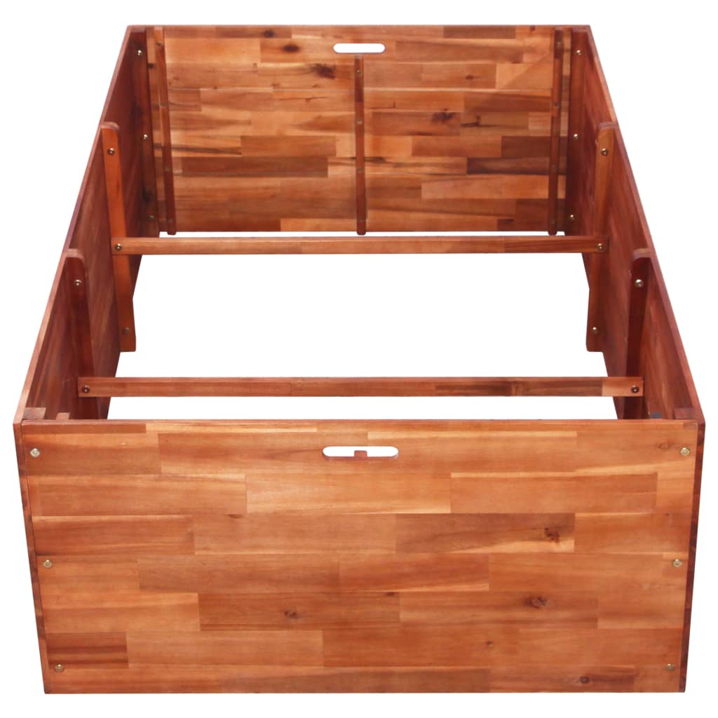 Garden Raised Bed Acacia Wood 59.1"x39.4"x19.7"