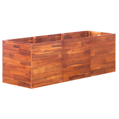 Garden Raised Bed Acacia Wood 59.1"x19.7"x19.7"