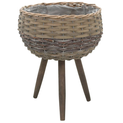 Planter 3 pcs Wicker with PE Lining