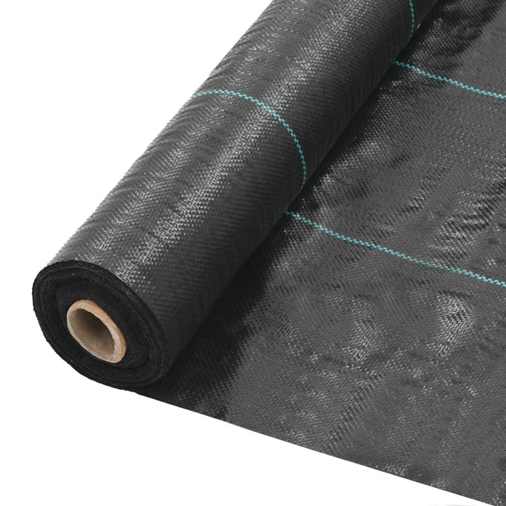 Weed & Root Control Mat PP 6.6'x16.4' Black