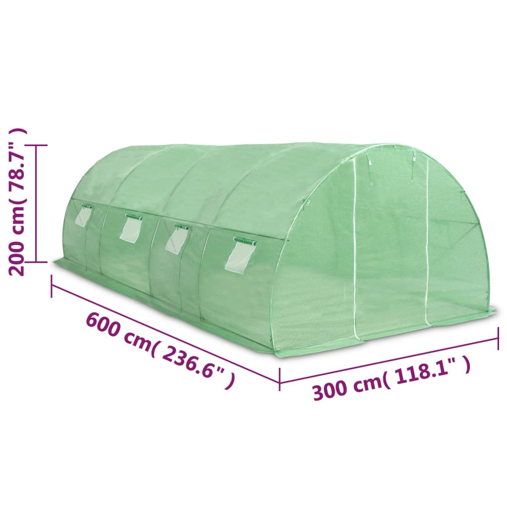 Greenhouse 193.8 ft² 236.2"x118.1"x78.7"