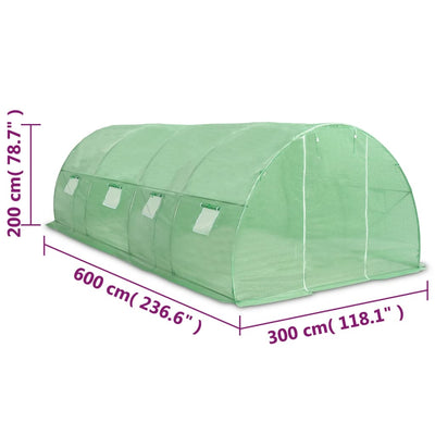 Greenhouse 193.8 ft² 236.2"x118.1"x78.7"