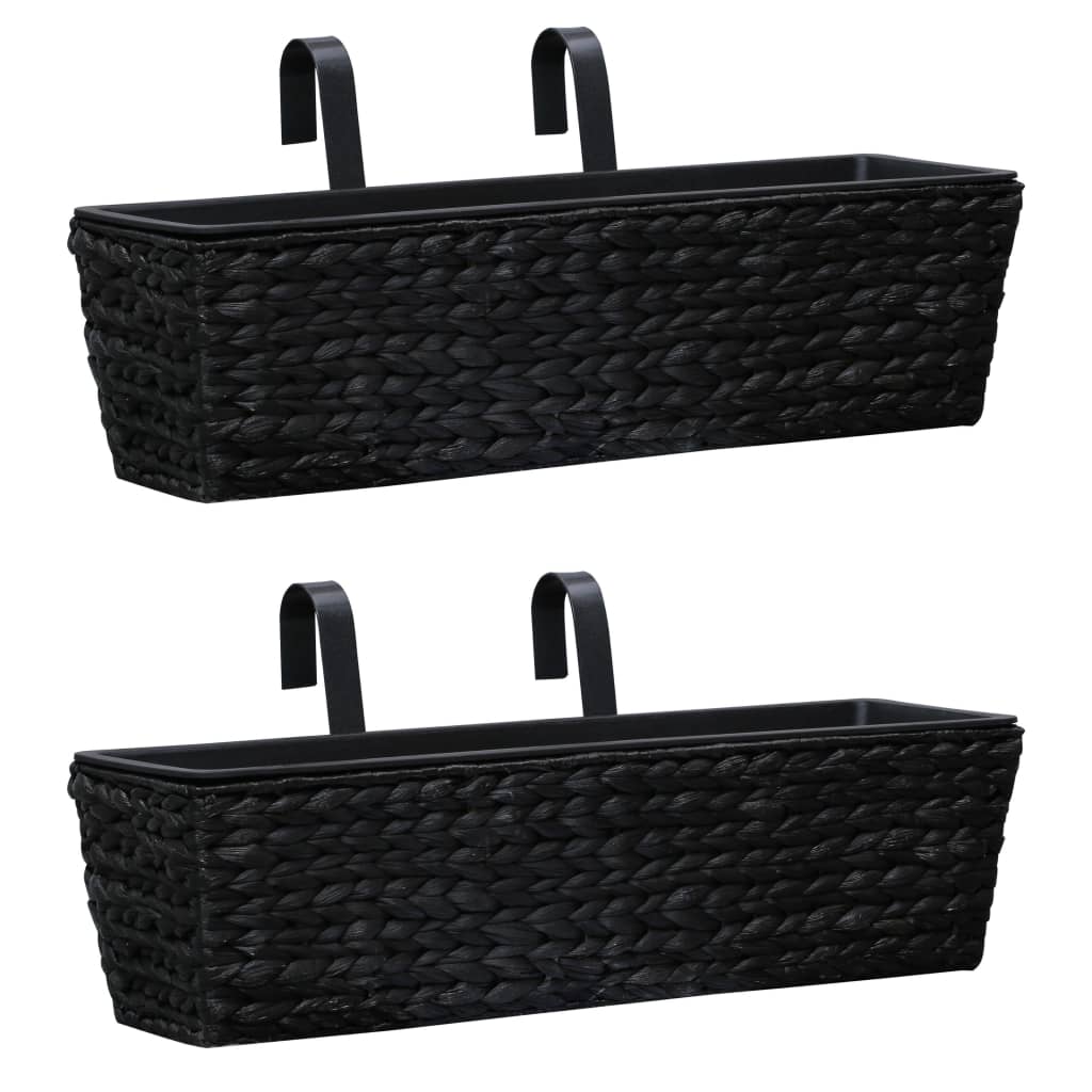 Planters 2 pcs Water Hyacinth Black