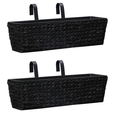 Planters 2 pcs Water Hyacinth Black