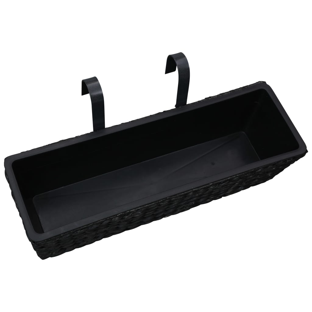 Planters 2 pcs Water Hyacinth Black