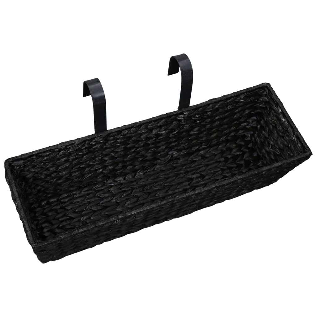 Planters 2 pcs Water Hyacinth Black