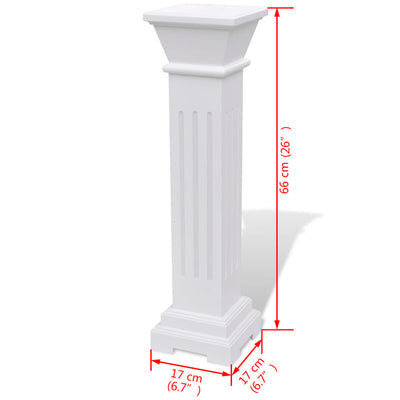 Classic Square Pillar Plant Stand MDF