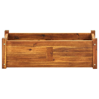 Garden Raised Bed Acacia Wood 29.9"x10.9"x9.8"