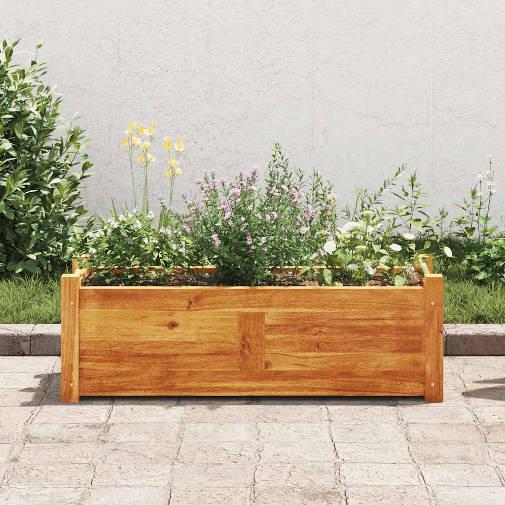 Garden Raised Bed Acacia Wood 29.9"x10.9"x9.8"