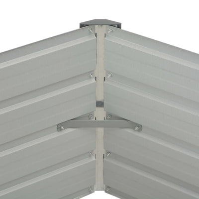 Raised Garden Bed Anthracite Galvanized steel