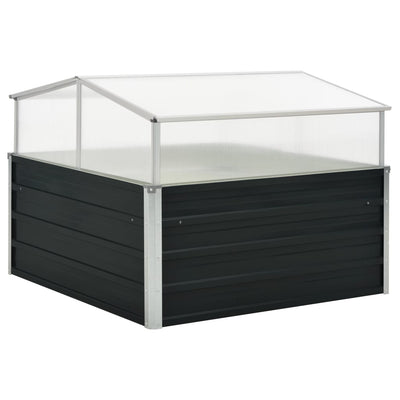 Greenhouse Anthracite 39.4"x39.4"x30.3" Galvanized Steel