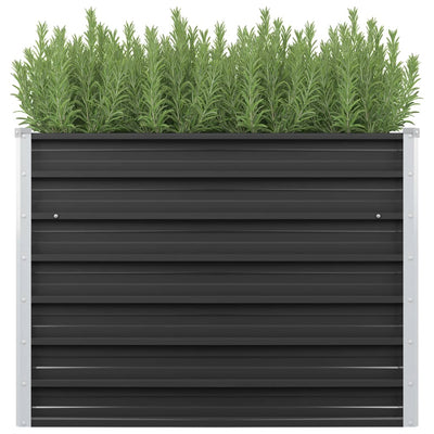 Garden Raised Bed Anthracite 39.4"x15.7"x30.3" Galvanized Steel