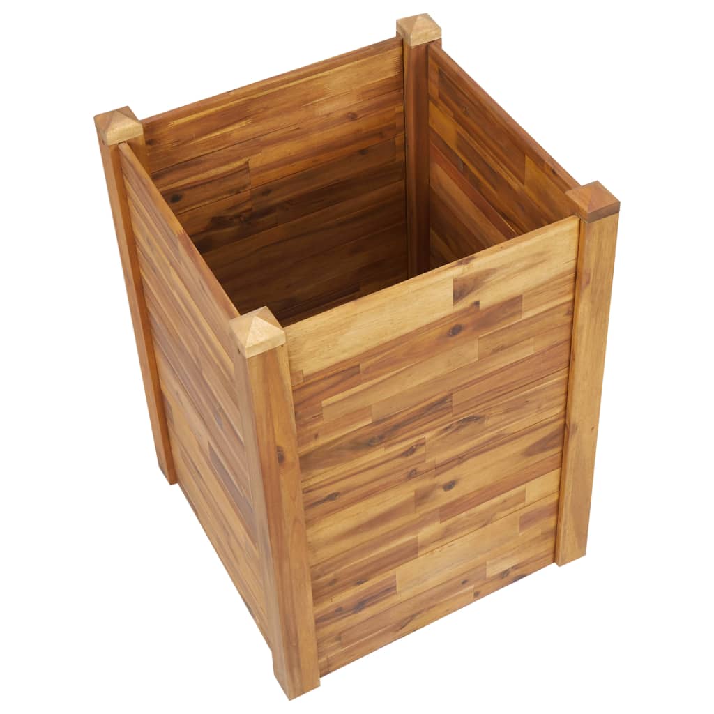 Garden Raised Bed 23.6"x23.6"x33.1" Solid Acacia Wood