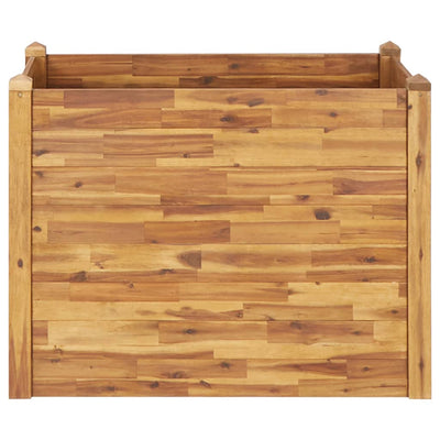 Garden Raised Bed 43.3"x23.6"x33.1" Solid Acacia Wood