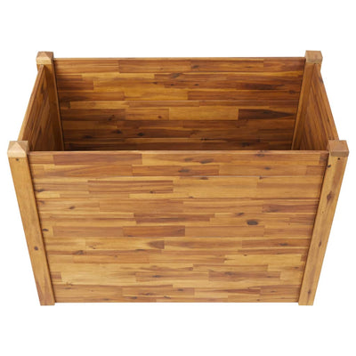 Garden Raised Bed 43.3"x23.6"x33.1" Solid Acacia Wood