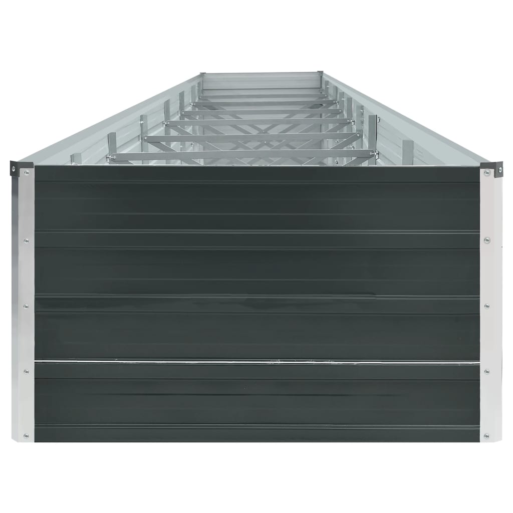 Garden Raised Bed Galvanized Steel 236.2"x31.5"x17.7" Anthracite