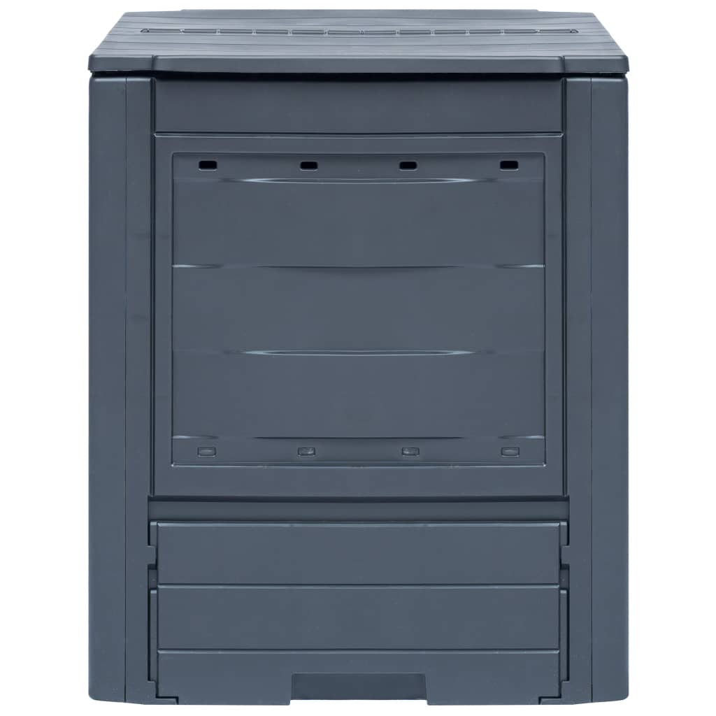 Garden Composters 3 pcs Gray 23.6"x23.6"x28.7" 206.1 gal