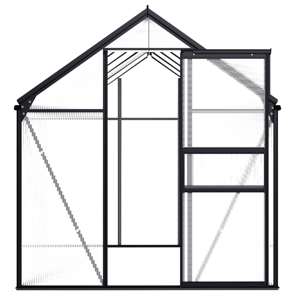 Greenhouse Anthracite Aluminum 63.4 ft²