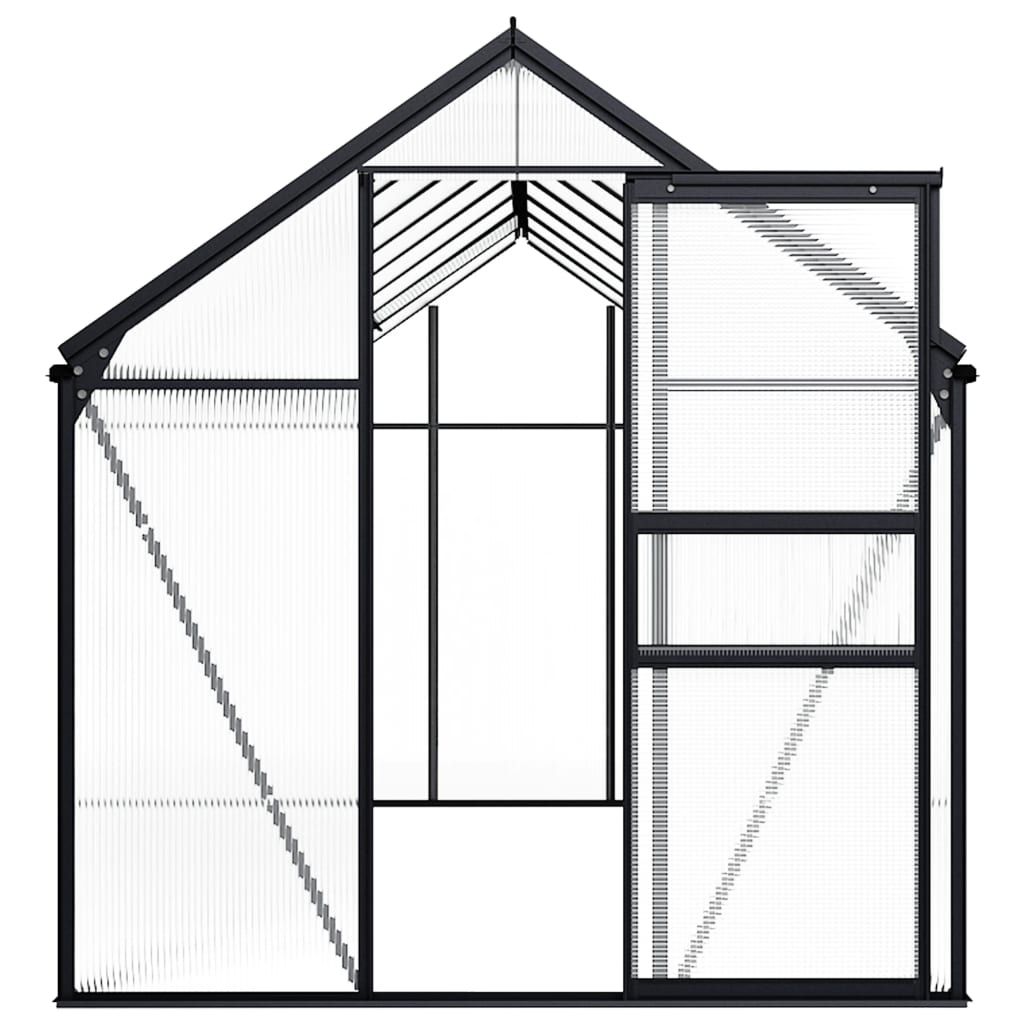 Greenhouse Anthracite Aluminum 100.2 ft²