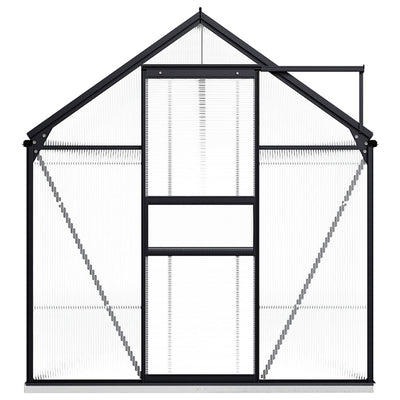 Greenhouse with Base Frame Anthracite Aluminum 87.9 ft²