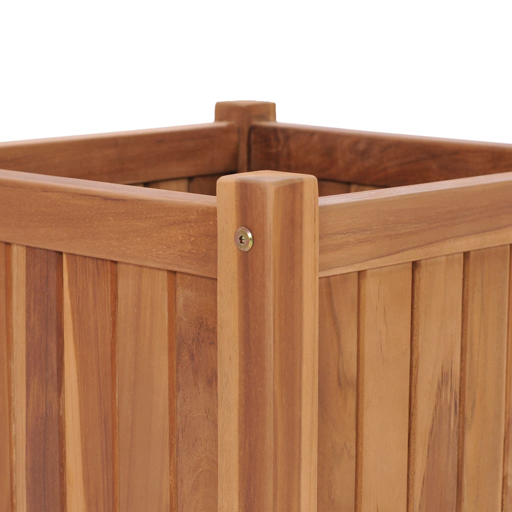 Raised Bed 19.7"x19.7"x19.7" Solid Wood Teak