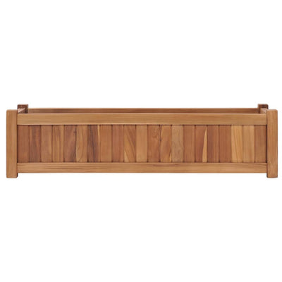 Raised Bed 39.4"x11.8"x9.8" Solid Wood Teak