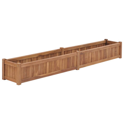 Raised Bed 78.7"x11.8"x9.8" Solid Wood Teak