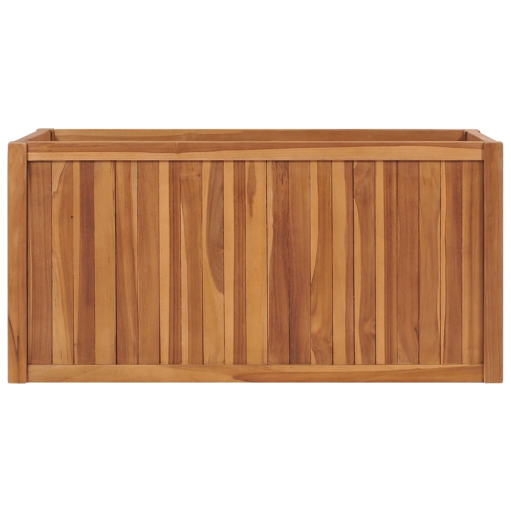 Raised Bed 39.4"x19.7"x19.7" Solid Wood Teak