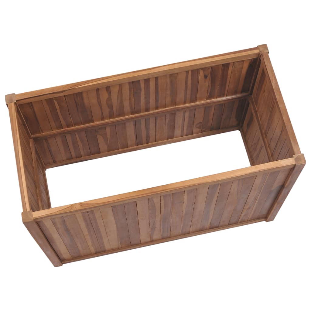 Raised Bed 39.4"x19.7"x19.7" Solid Wood Teak