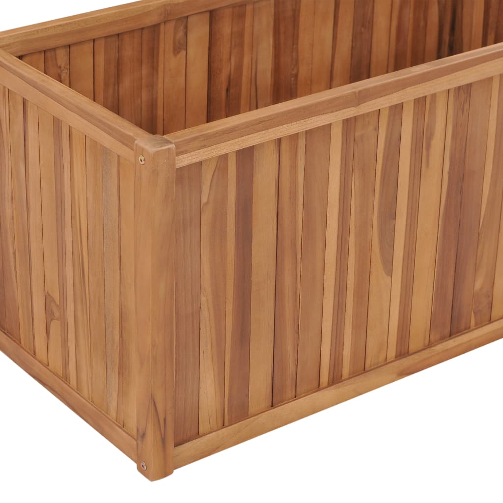 Raised Bed 39.4"x19.7"x19.7" Solid Wood Teak