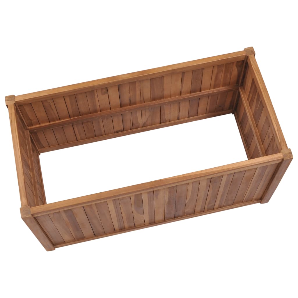 Raised Bed 39.4"x19.7"x27.6" Solid Wood Teak