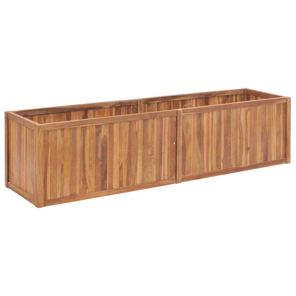 Garden Raised Bed 78.7"x19.7"x19.7" Solid Teak Wood