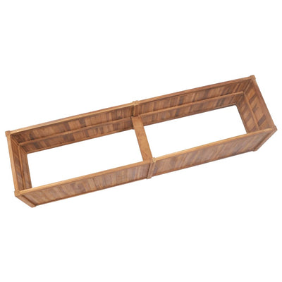 Garden Raised Bed 78.7"x19.7"x19.7" Solid Teak Wood