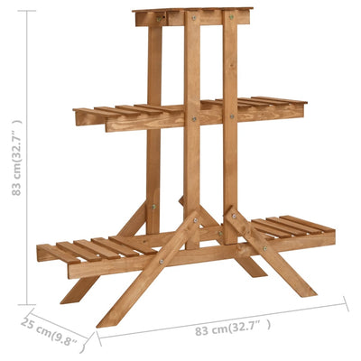 Plant Stand 32.7"x9.8"x32.7" Firwood