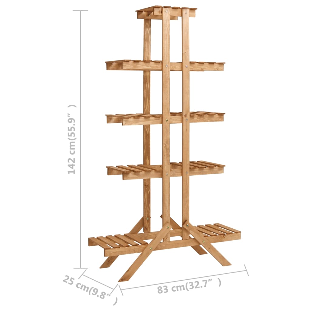 Plant Stand 32.7"x9.8"x55.9" Firwood