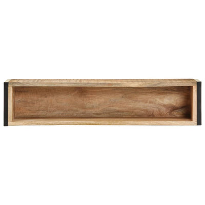 Planter 35.4"x7.9"x26.8" Rough Mango Wood