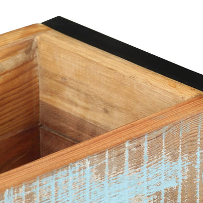 Planter 23.6"x7.9"x26.8" Solid Reclaimed Wood