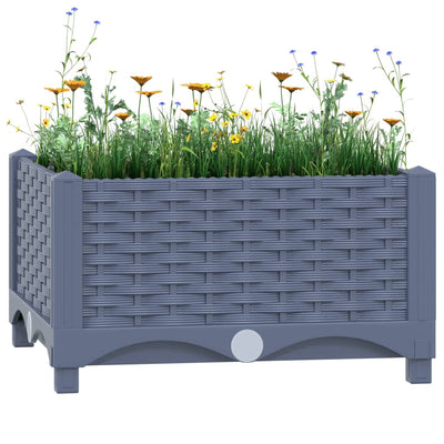 Raised Bed 15.7"x15.7"x9.1" Polypropylene