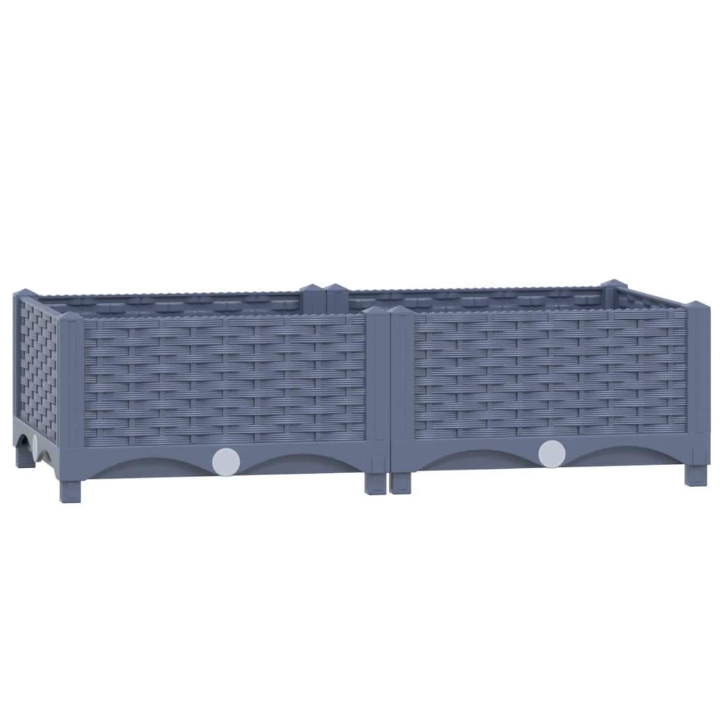 Raised Bed 31.5"x15.7"x9.1" Polypropylene