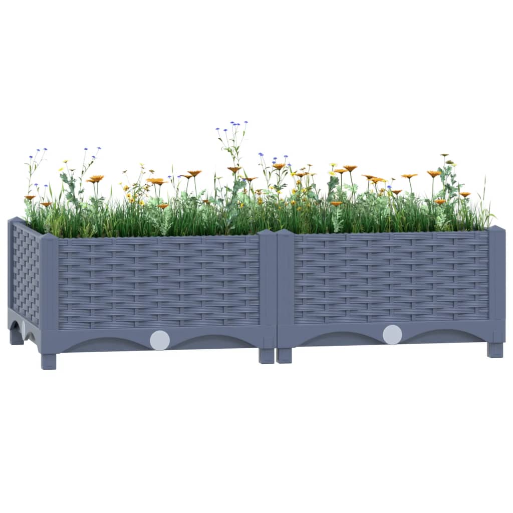 Raised Bed 31.5"x15.7"x9.1" Polypropylene