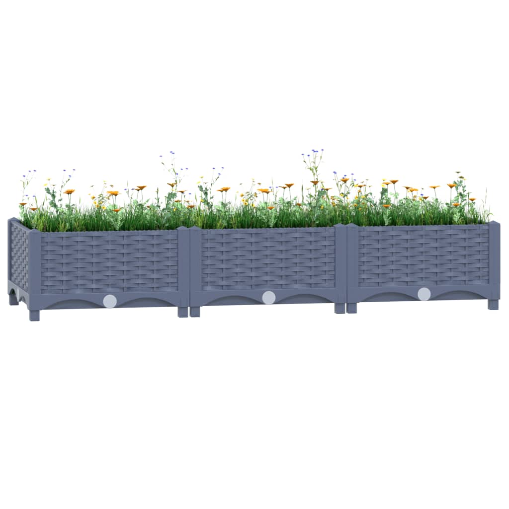 Raised Bed 47.2"x15.7"x9.1" Polypropylene