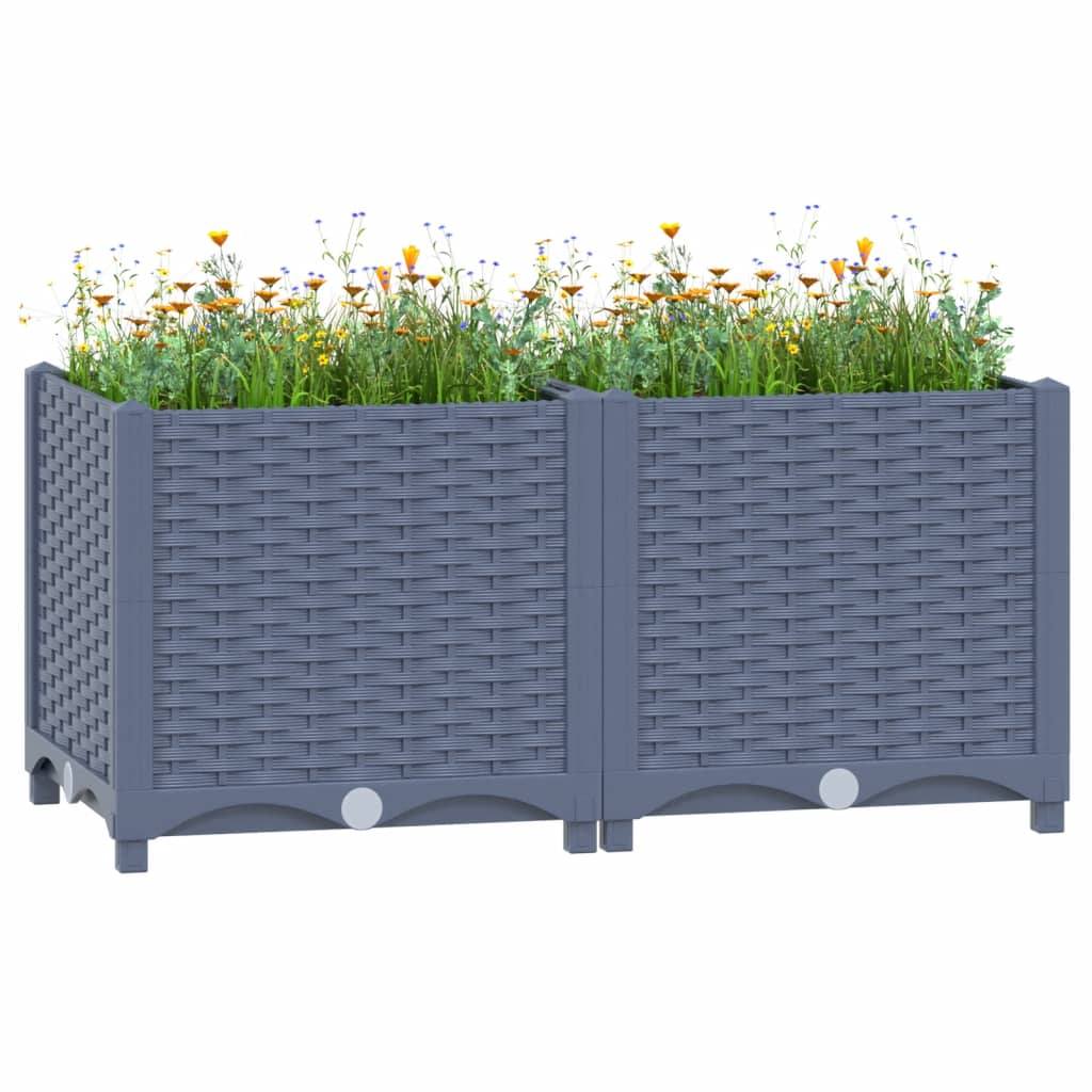 Raised Bed 31.5"x15.7"x15" Polypropylene